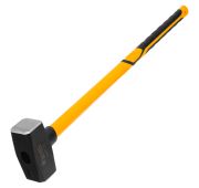 Кувалда 5000 г,кованая, фибергласовая рукоятка c TPR покрытием, 880 мм // Denzel