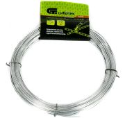 Проволока стальная, оцинкованная 50 м, оцинкованная, термообработанная 1,0 мм// Сибртех