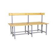 Скамья  со спинкой  двойная СТ-6/2