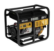 Генератор дизельный DES-55E, 5,5 кВт, 230 В, 11 л, электростартер// Denzel