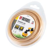 Леска для триммера армированная алюминием круглая, 2,0мм х 15м, блистер ALUFLEX// Denzel