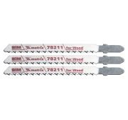 Полотна для электролобзика по дереву, 3 шт, T101BF, 75 x 2.5 мм, Bimetal Matrix Professional