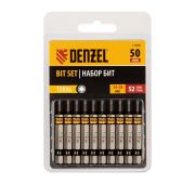 Набор бит TORX 6х50, сталь S2, шестигранный профиль, 10 шт.// Denzel