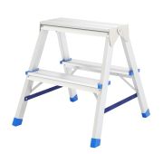 Стремянка двусторонняя 2ст., алюминиевая, Россия// Сибртех