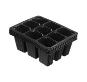 Кассета для рассады, 180 х 135 х 60 мм, 9 ячеек, полистирол, 5 шт, Россия