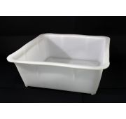 Ящик конусный 430*430*160 сплошной морозостойкий (белый)