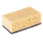 Губка крупнопористая комбинированная для удаления эпоксидной затирки 160х95х60 мм, Россия// Сибртех