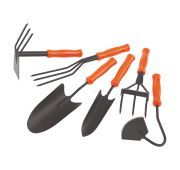 Набор садового инструмента, пластиковые рукоятки, 6 предметов// Palisad