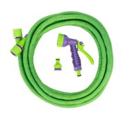 Набор поливочный, шланг 5-15 м, пистолет 7 реж., с быстросъемным соединителем// Palisad