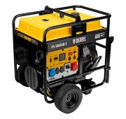 Генератор бензиновый PS-180EAD-3, 18 кВт,230/400 В, 65л, разъём ATS,перекл.режима,эл.старт Denzel