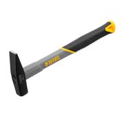 Молоток слесарный, 200 г, кованый, фибергласовая  рукоятка c TPR покрытием // Denzel