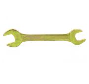 Ключ рожковый, 24 х 27 мм, желтый цинк Сибртех