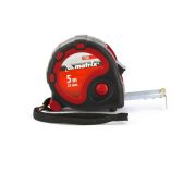 Рулетка Status 3 fixations, 5 м х 25 мм, двухкомпонентный корпус, 3 фиксации ленты