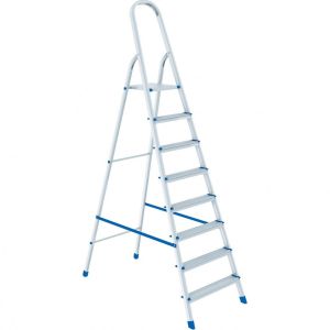 Стремянка, 8 ступеней, алюминиевая, Россия// Сибртех